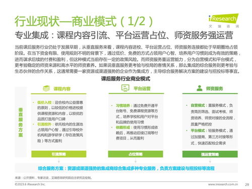 《洞察未来，赋能成长 艾瑞咨询2023年全球课后服务行业报告深度解读》